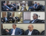 جلسه معاون امور اقتصادی فرمانداری با مدیرعامل پست بانک استان لرستان